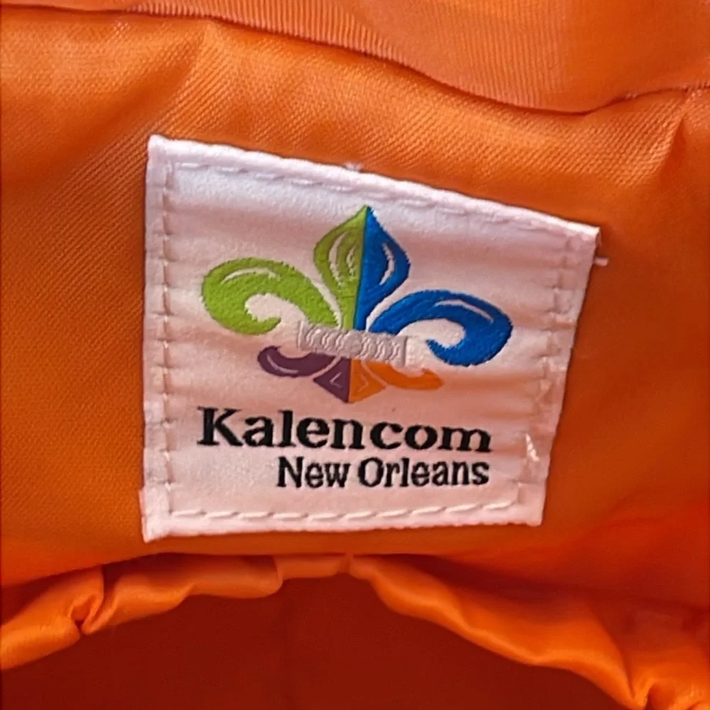 KALENCOM NEW ORLEANS Orange Polka Dot BABY Tote Bag Set